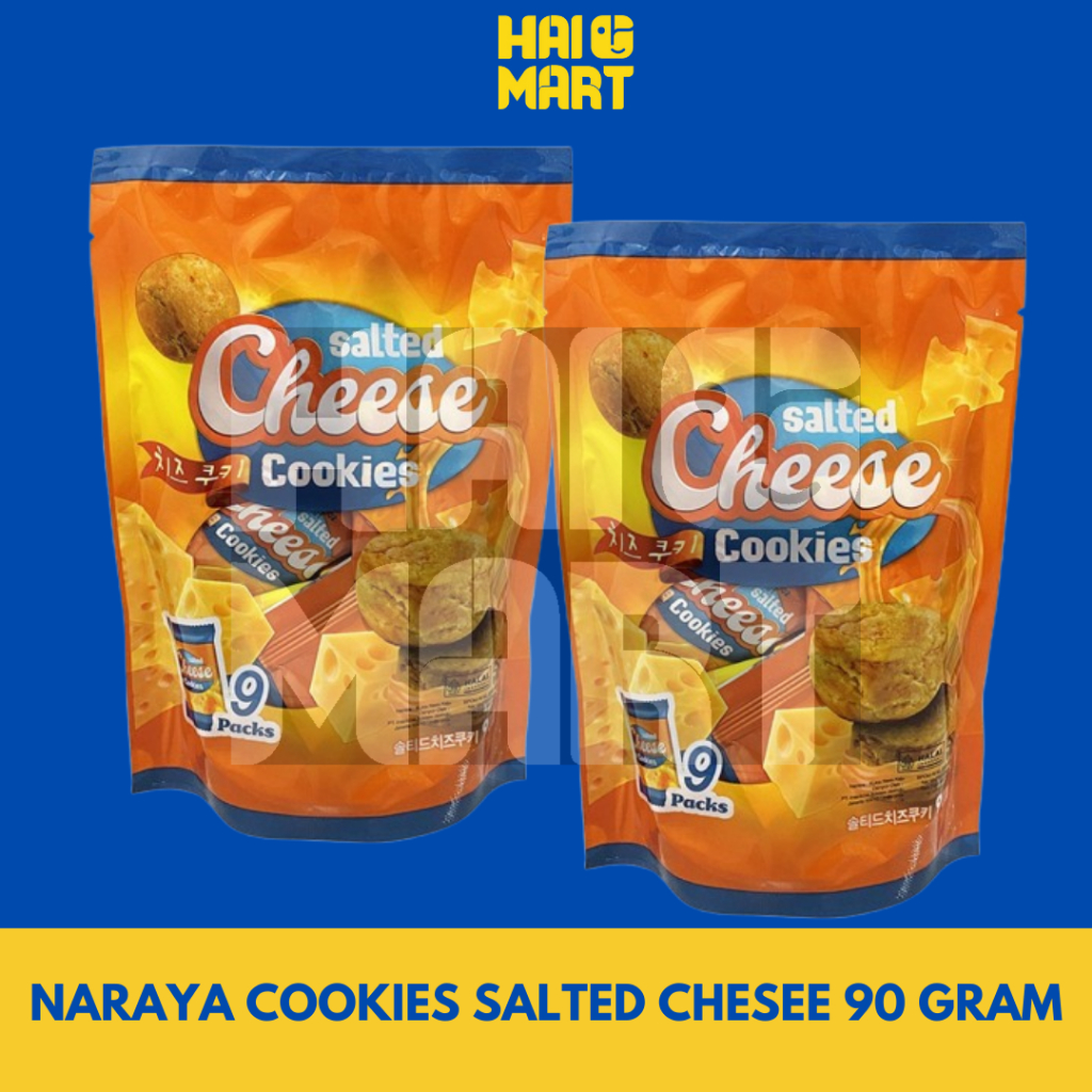 

Naraya Salted Cheese Cookies 90 Gram (Isi 9 Packs)