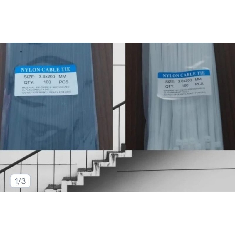 

kabel ties 3,6x200mm nylon cable ties
