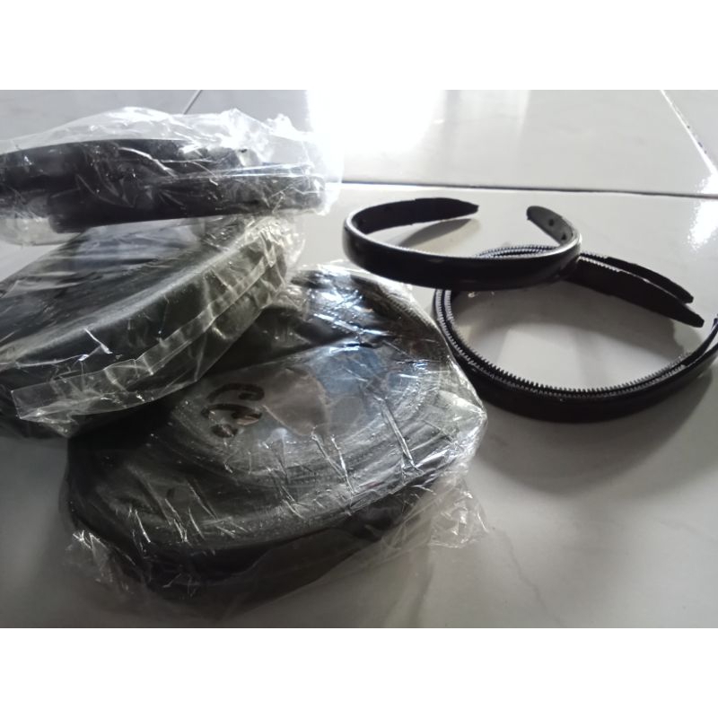 bando hitam polos dewasa isi 12 biji