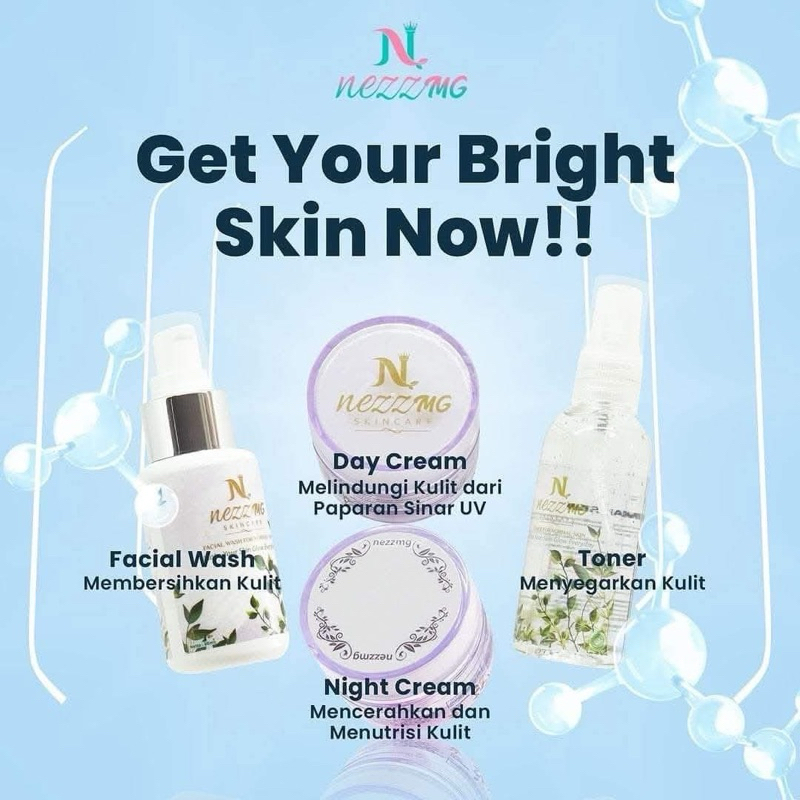 NezzMG Skincare Platinum Normal Pembasmi Flek dan wajah kusam TERAMPUH 100% Original