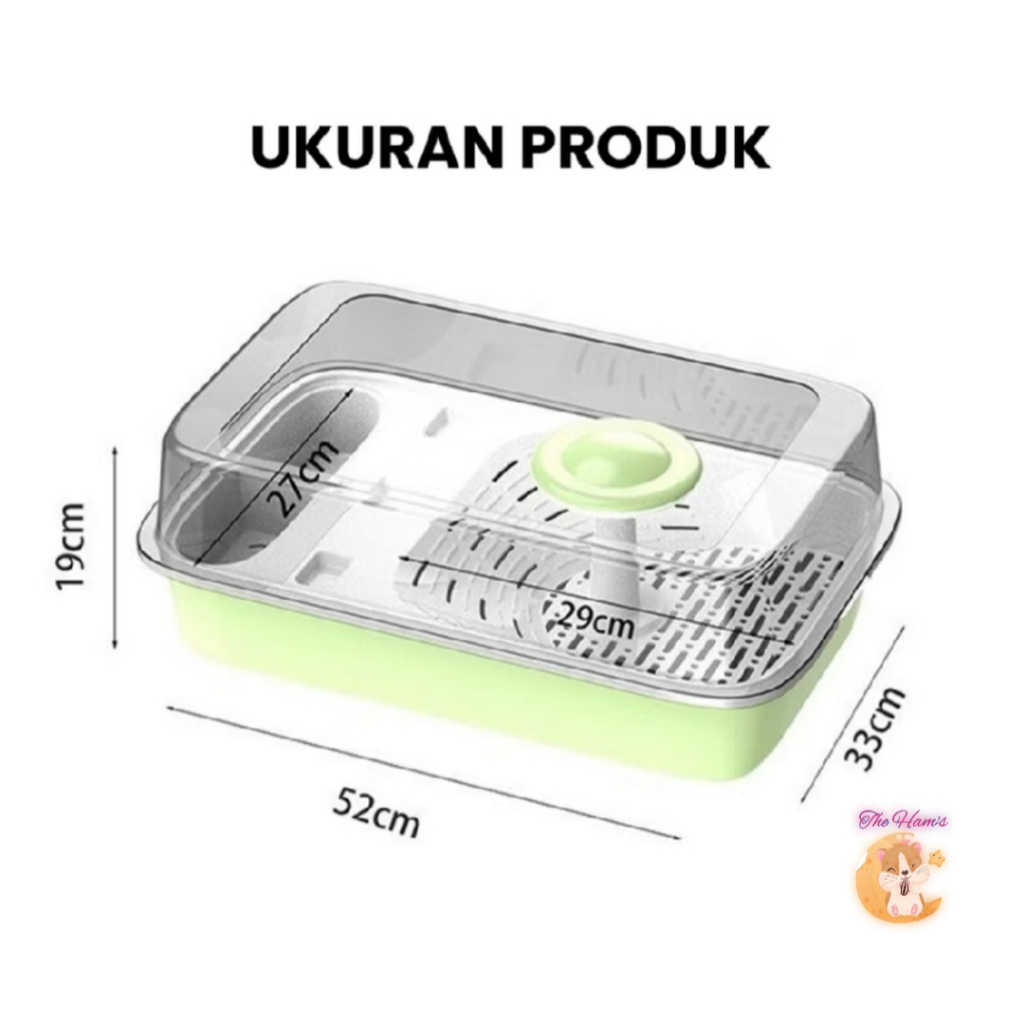 (The Ham's) 1SET Kandang Kura-Kura Modern TH-F32 Aquarium Kura Kura Lengkap Dengan Air Mancur/Turtle