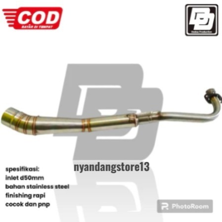 Leher knalpot khusus SupraX 125 karisma dan absolute Revo d50