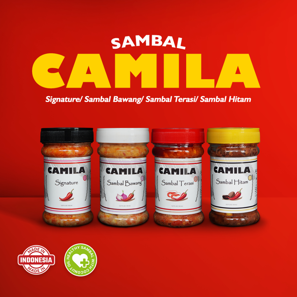 

SAMBAL CAMILA MINYAK KELAPA - SAMBAL BAWANG CAMILA - SAMBAL SIGNATURE CAMILA - SAMBAL HITAM CAMILA - SAMBAL TERASI CAMILA - SAMBEL BAWANG CAMILA - SAMBEL SIGNATURE CAMILA - SAMBEL HITAM CAMILA - SAMBEL TERASI CAMILA - SAMBEL KEMASAN - SAMBAL KEMASAN