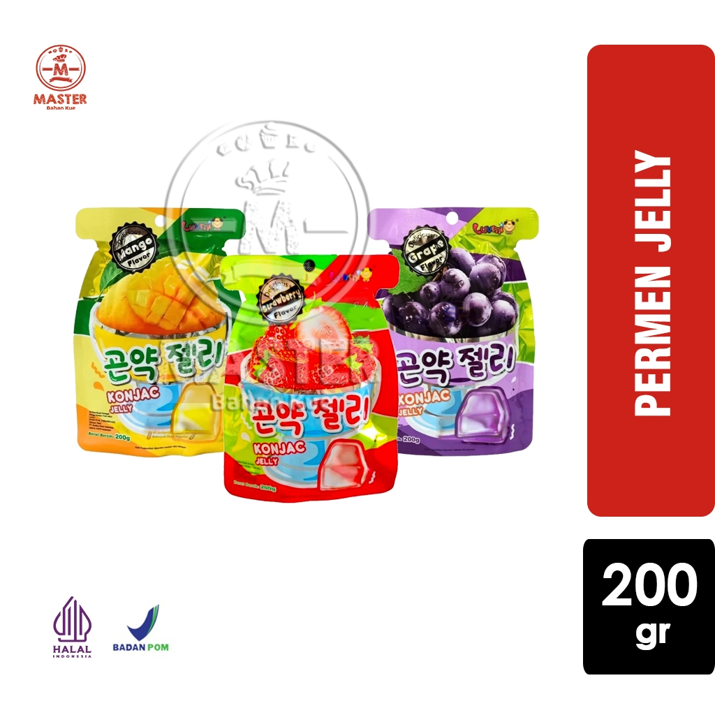 

Permen Jelly Konjac LUVMI Fruit Jelly Jeli Rasa Buah [200 gr]