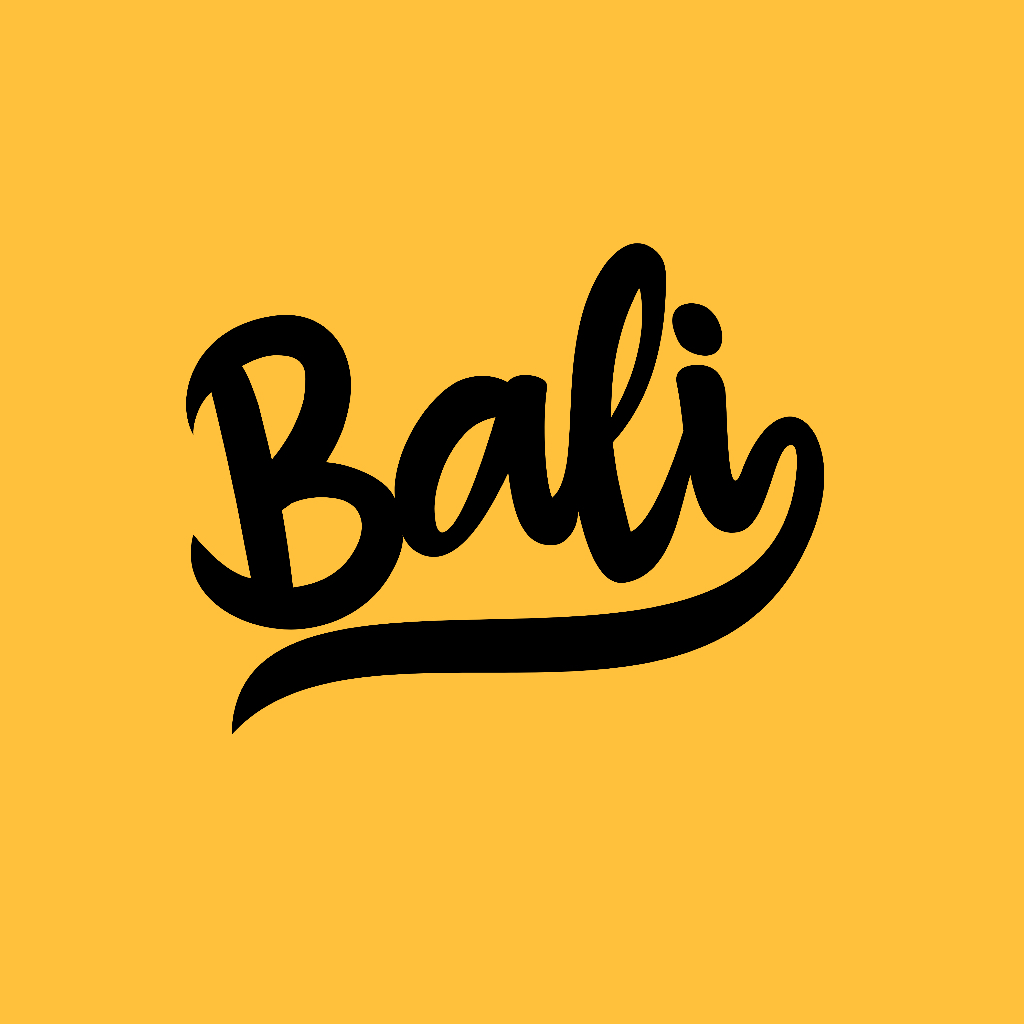

Bali font Sticker