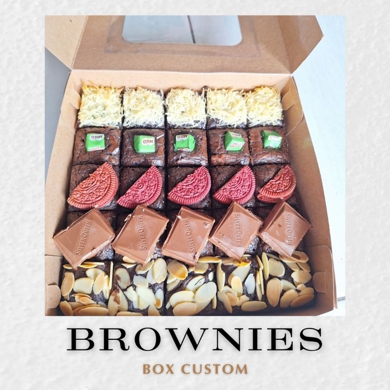

Fudgy Brownies Sekat premium