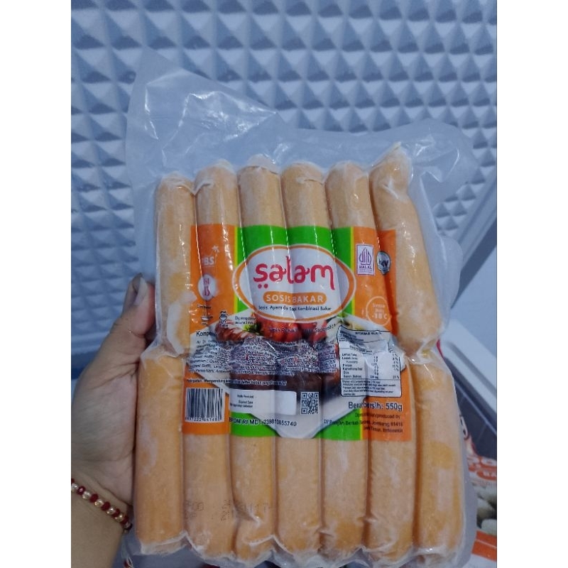 

Sosis salam bakar mini isi 13pcs berat 550gram