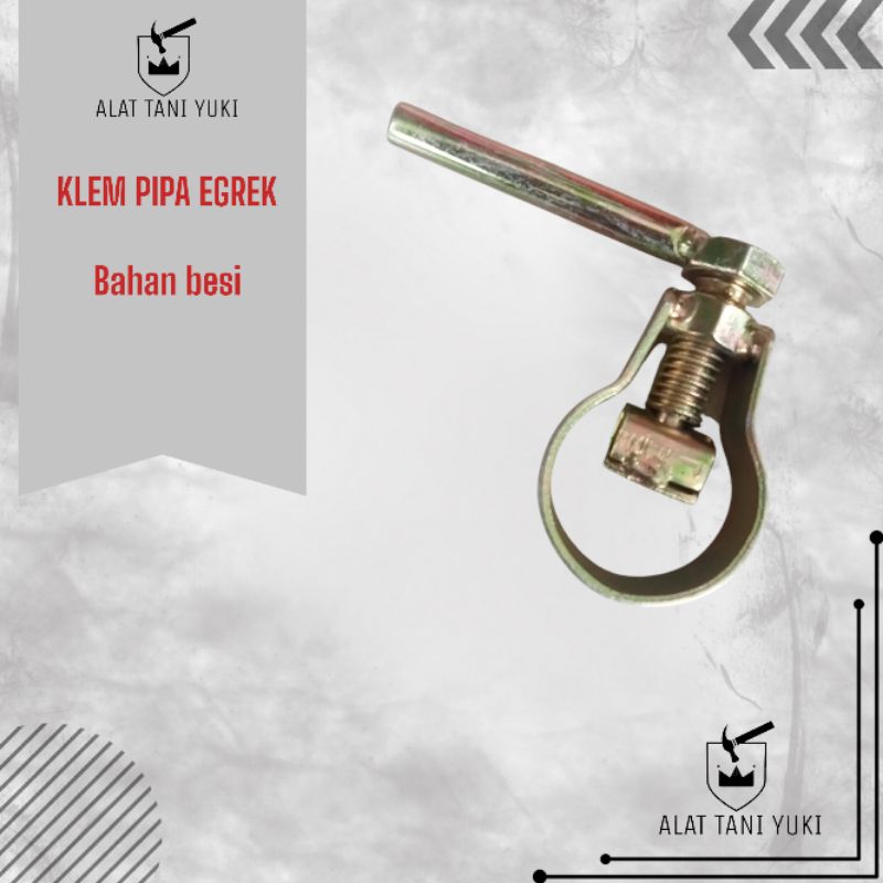 Klem senter egrek pengunci pipa sawit