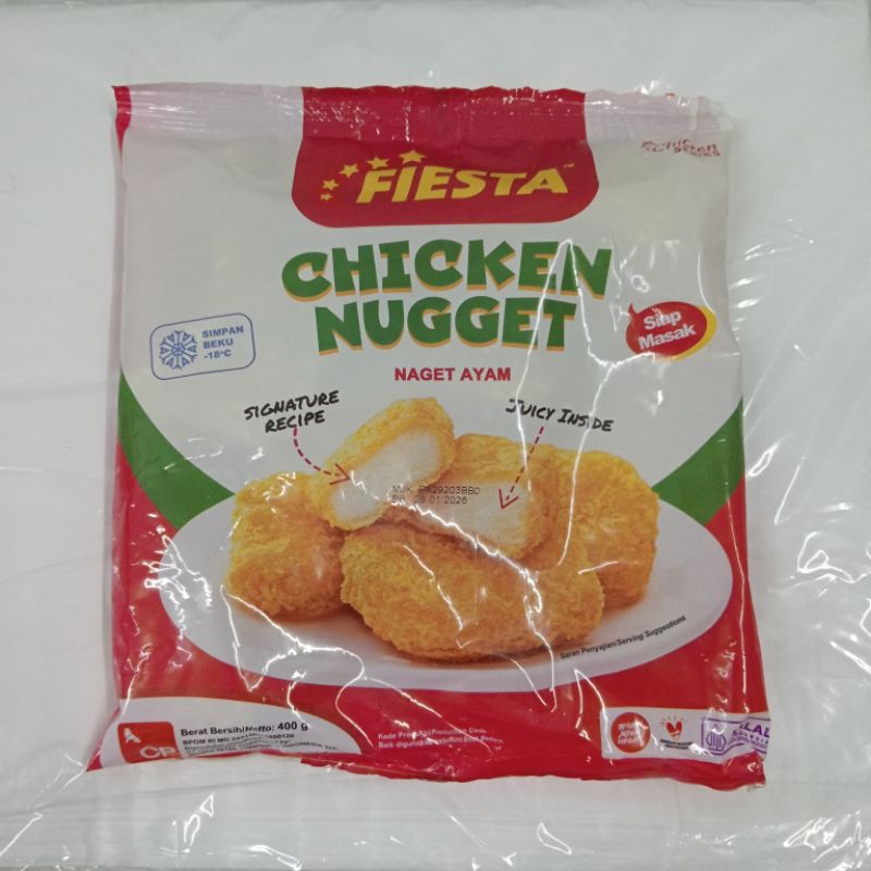 

FIESTA Nugget Ayam/Chicken Nugget 400g