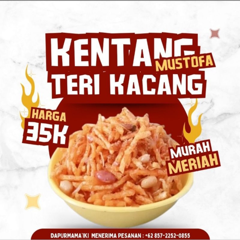 

Mustofa kentang teri kacang 1300ml (300g)