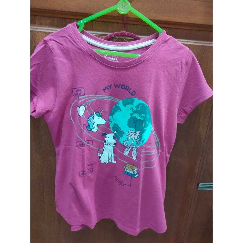 Wonder nation Kaos Anak Pink
