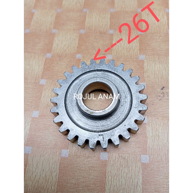 GIGI GEAR LAWAN AS SELAH AS KICK STARTER SUZUKI THUNDER 125 ORIGINAL SECCOND