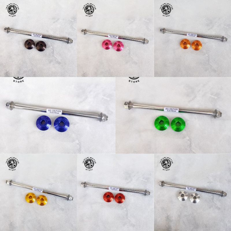 As roda depan dan belakang Suzuki Satria Fu new danold Set boshing depan belakang