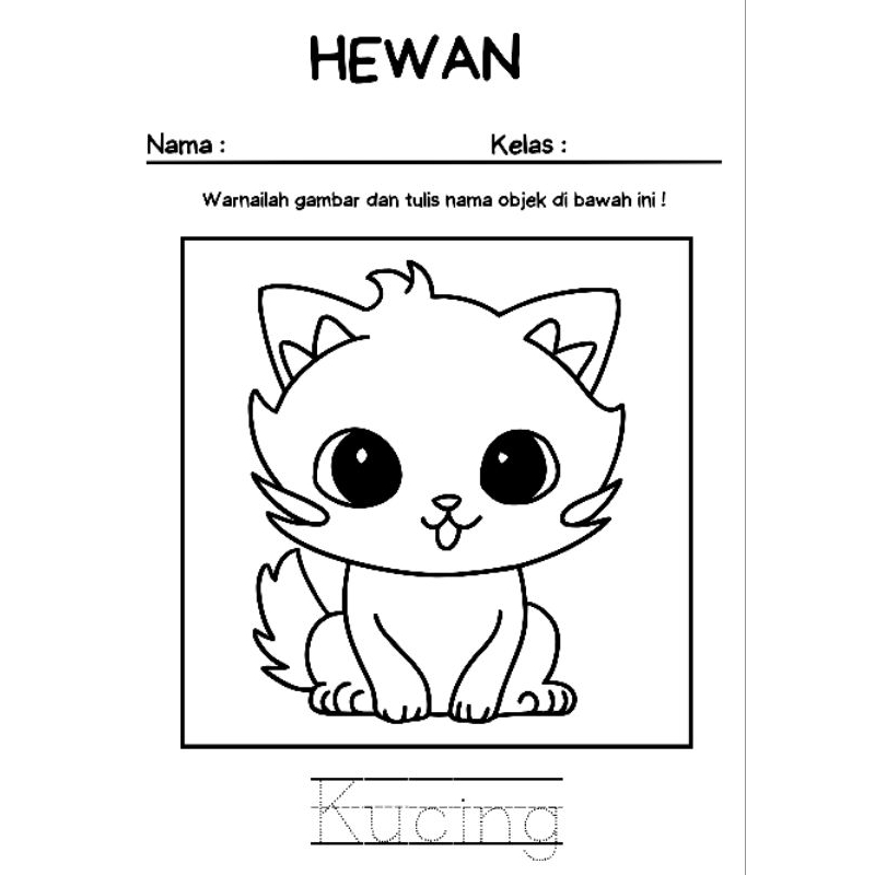 

20 lembar kertas mewarnai anak sekolah / dirumah