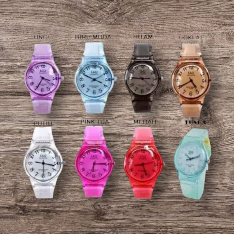jam tangan cewek/jam tangan rubber/jam tangan Q&Q
