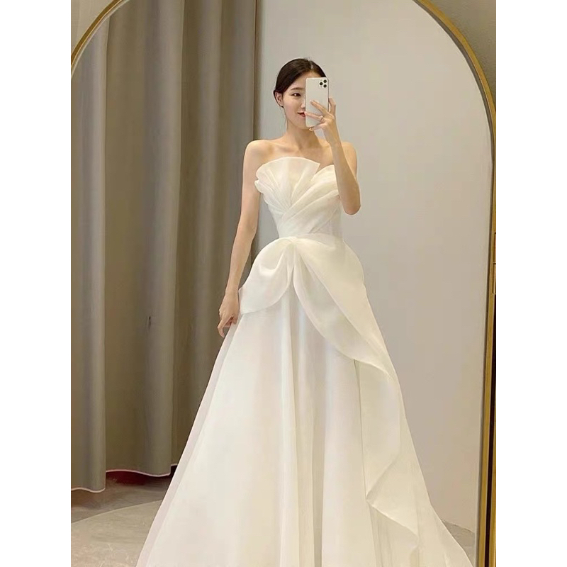Wedding dress big size / wedding dress / wedding dress import / crystal wedding gown / wedding gown 