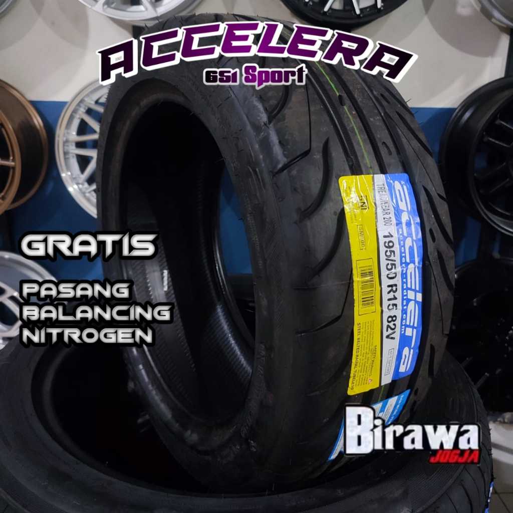 Ban Mobil Ring 15 Semi Slick Merk Accelera 651 Sport 195/50 R15 Murah Terlaris Daerah Jogja