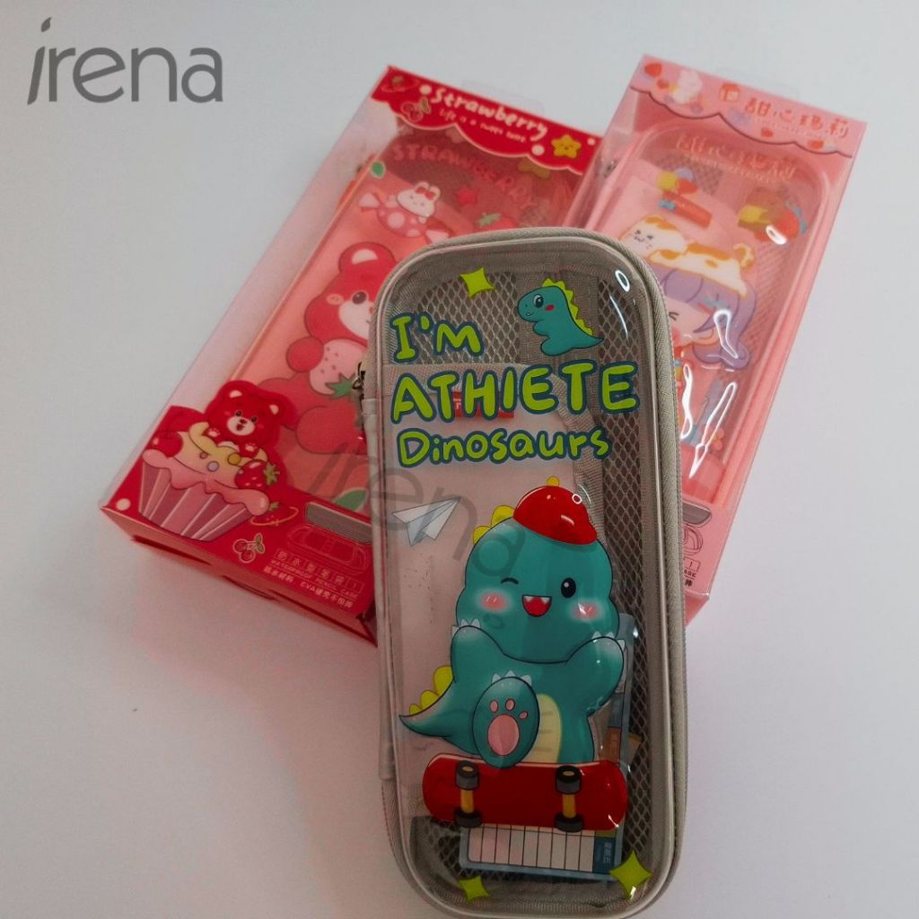 

XPM Tempat Pensil Transparant Aesthetic 3D Tempat Pensil Anak Waterproof XPM-2066