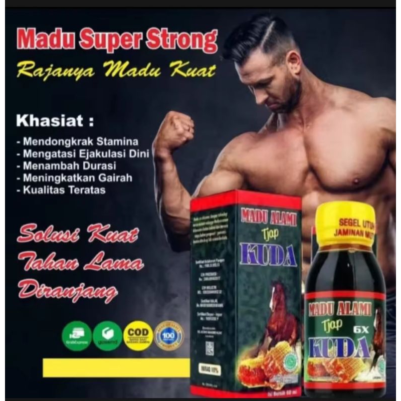 

Madu Tonik Alami Herbal Cap Kuda 6X 100% Original / Madu Super Tonik Tjap Kuda / Madu Tunik