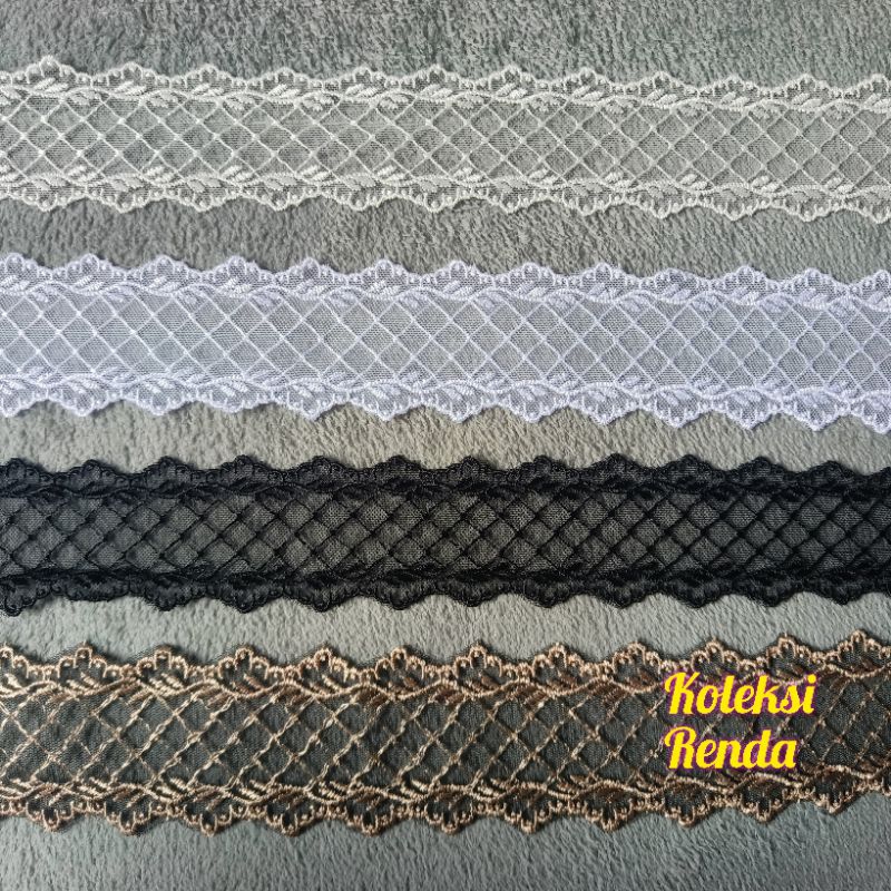 Renda tile, renda tulle, renda air (per roll 15yard)