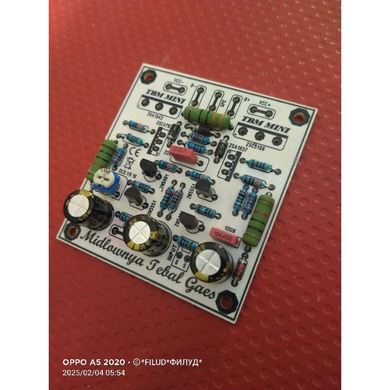 kit driver TBM mini non TEF low mid tebal tinggal nambah transistor