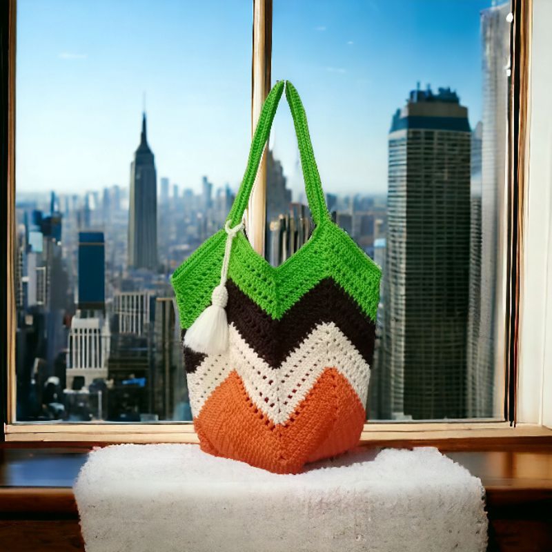 SQUARE BAG RAJUT PREMIUM