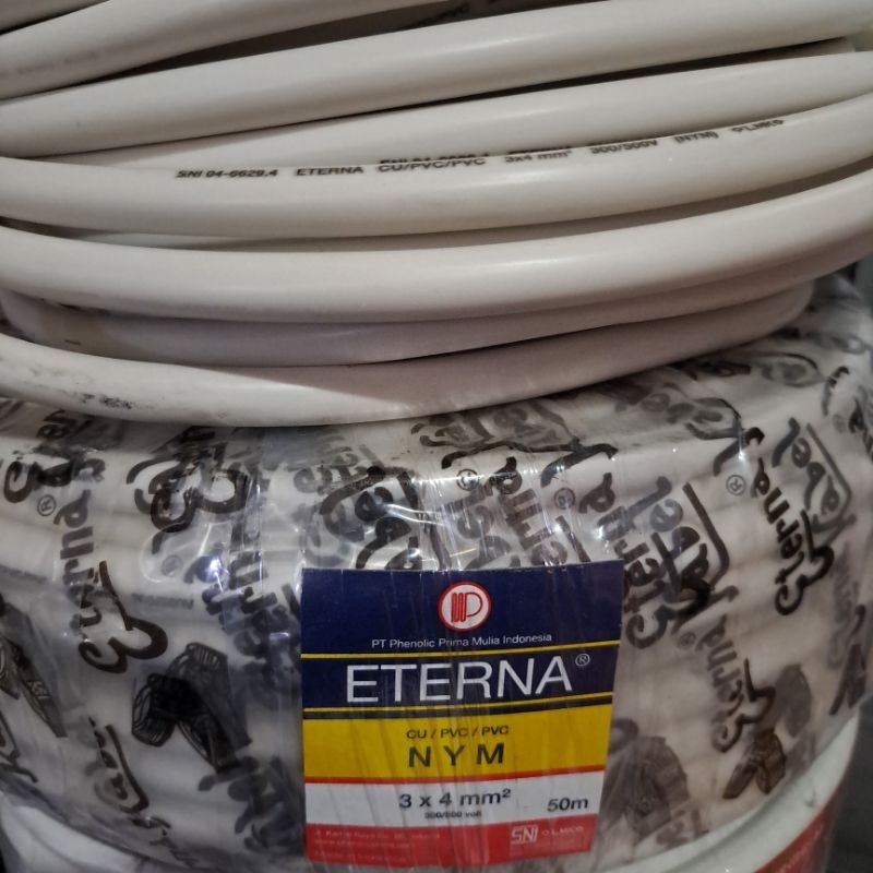 Kabel Eterna NYM 3x4 mm Per Meter