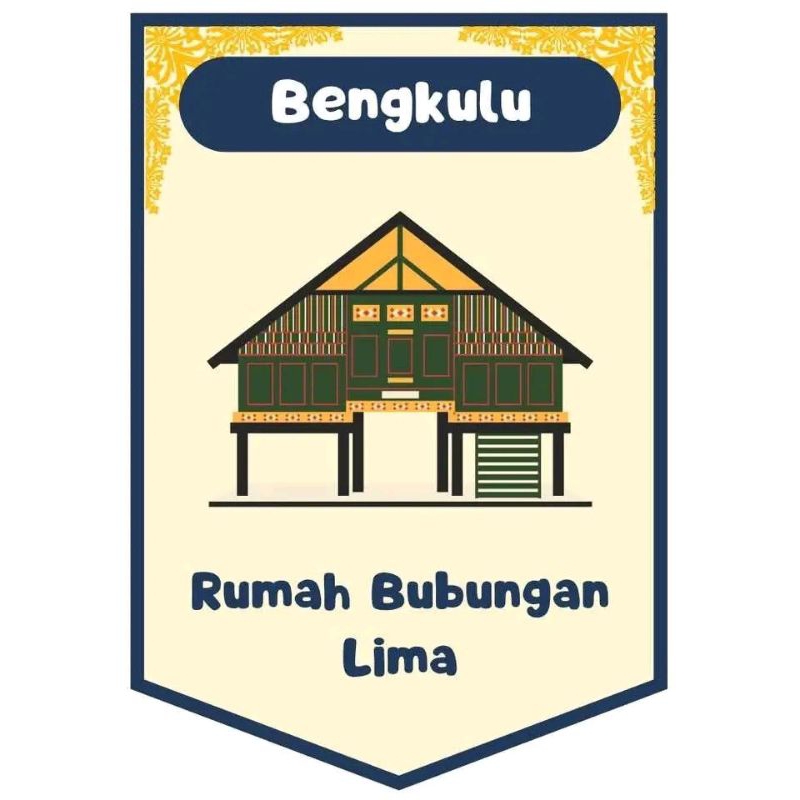 

rumah adat bengkulu kardus 20x15