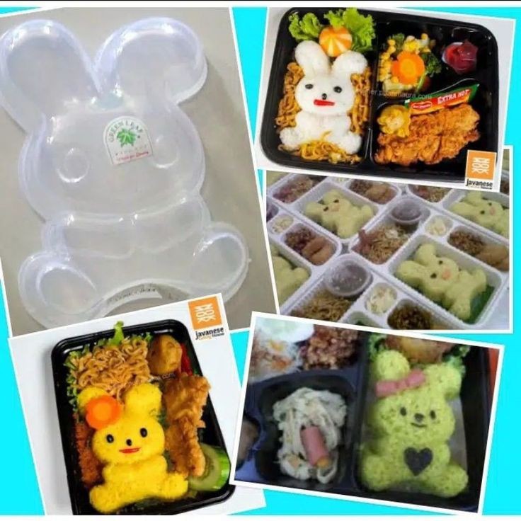 Cetakan Nasi Bento Motif Bunny / Cetakan Kue Bolu Kukus Bentuk Karakter Bunny