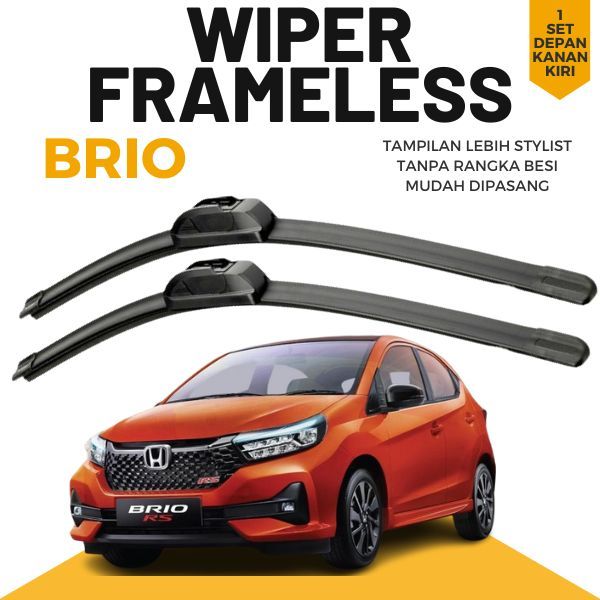 WIPER BRIO WIPER BRIO 2017 WIPER BRIO 2014 WIPER BRIO 2019 WIPER BRIO 2022 WIPER FRAMELESS KARET WIP