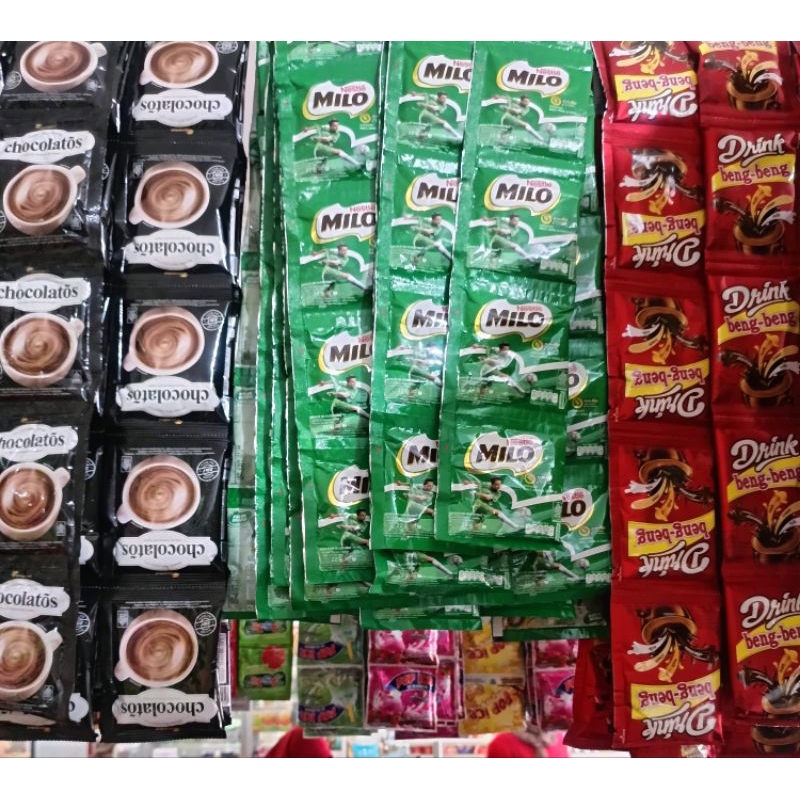 

CHOCOLATOS DRINK | MILO NESTLE RENCENGAN | COKLAT DRINK BENG-BENG