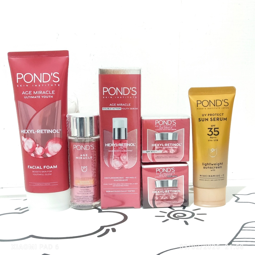Ponds Paket Mini Lengkap Age Miracle 6 item
