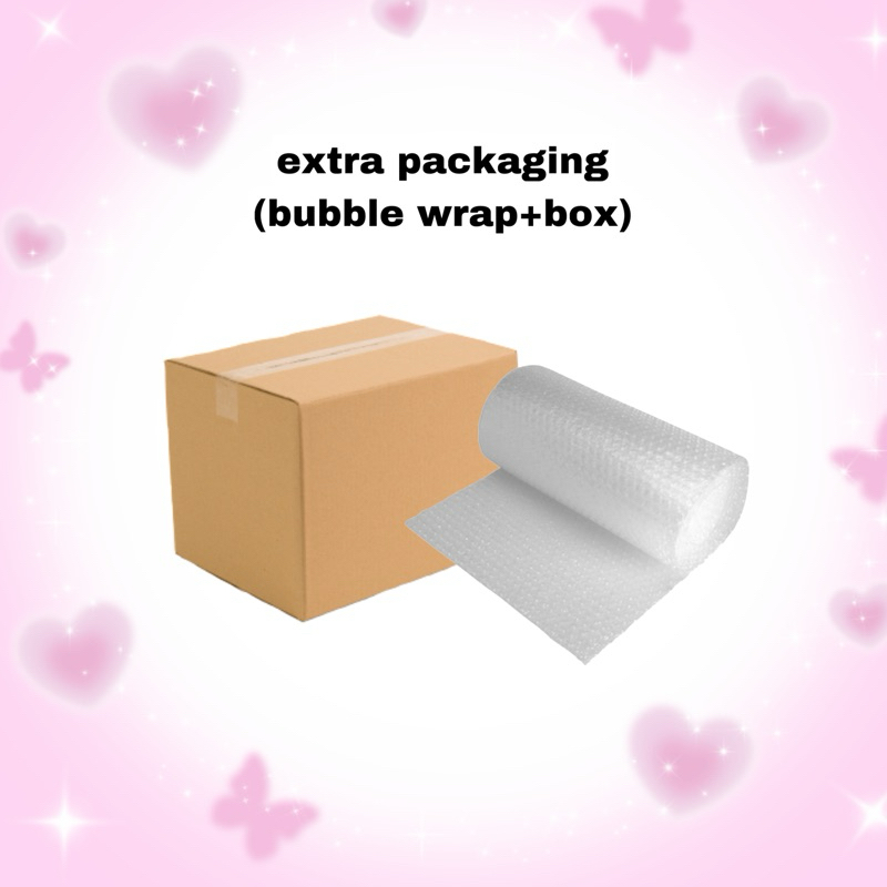

{baca deskripsi} extra packaging bubble wrap + box+polymailer