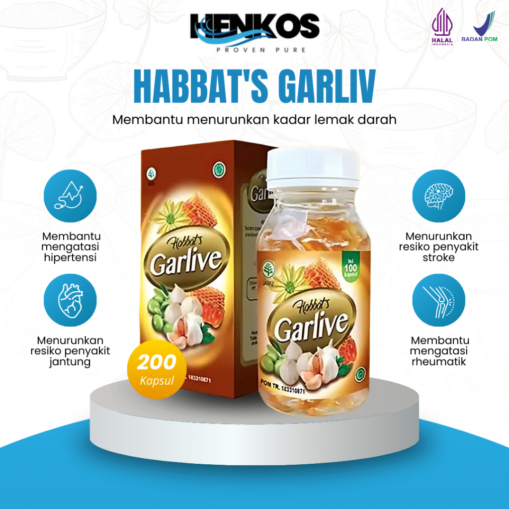 

Obat Herbal Asam Urat Habbats Garlive Penurun Kolestrol Diabetes Jantung Dan Stroke By Henkos Pure