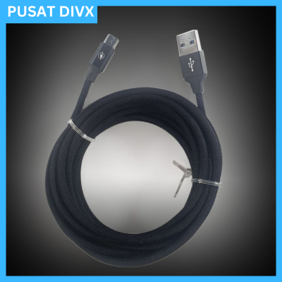 SANJI LIQUID SOFT KABEL CHARGER MICRO USB 2.4A 3 METER SMARTPHONE