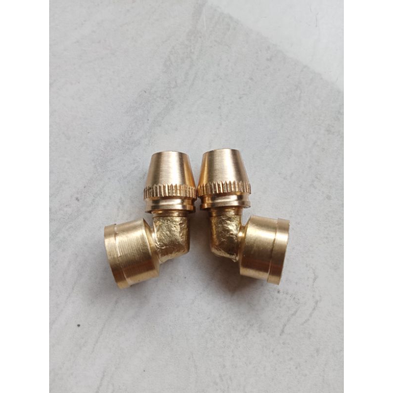 nozzle sprayer lubang 1 bengkok kecil