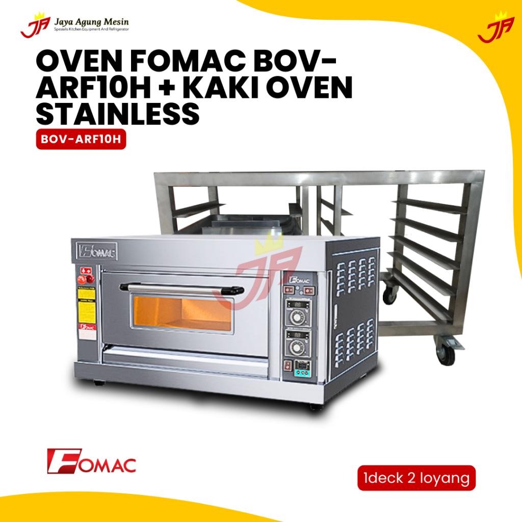 FOMAC OVEN BOV-ARF10H + KAKI OVEN STAINLESS
