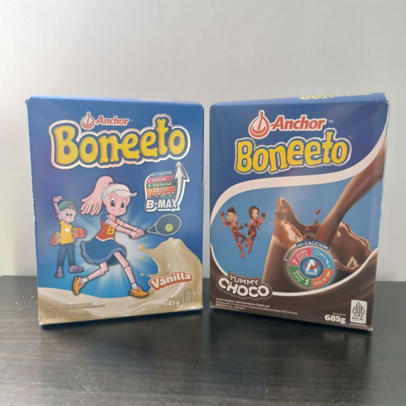 

susu anak Anchor Boneeto anchor 685 gr rasa cokelat / vanilla exp panjang