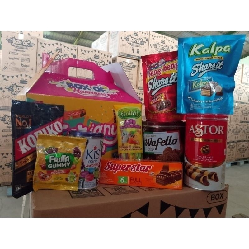 

[DUSAN] DAPAT 4 BOX OF HAPPINESS Mayora/Hampers Mayora lebaranmurah