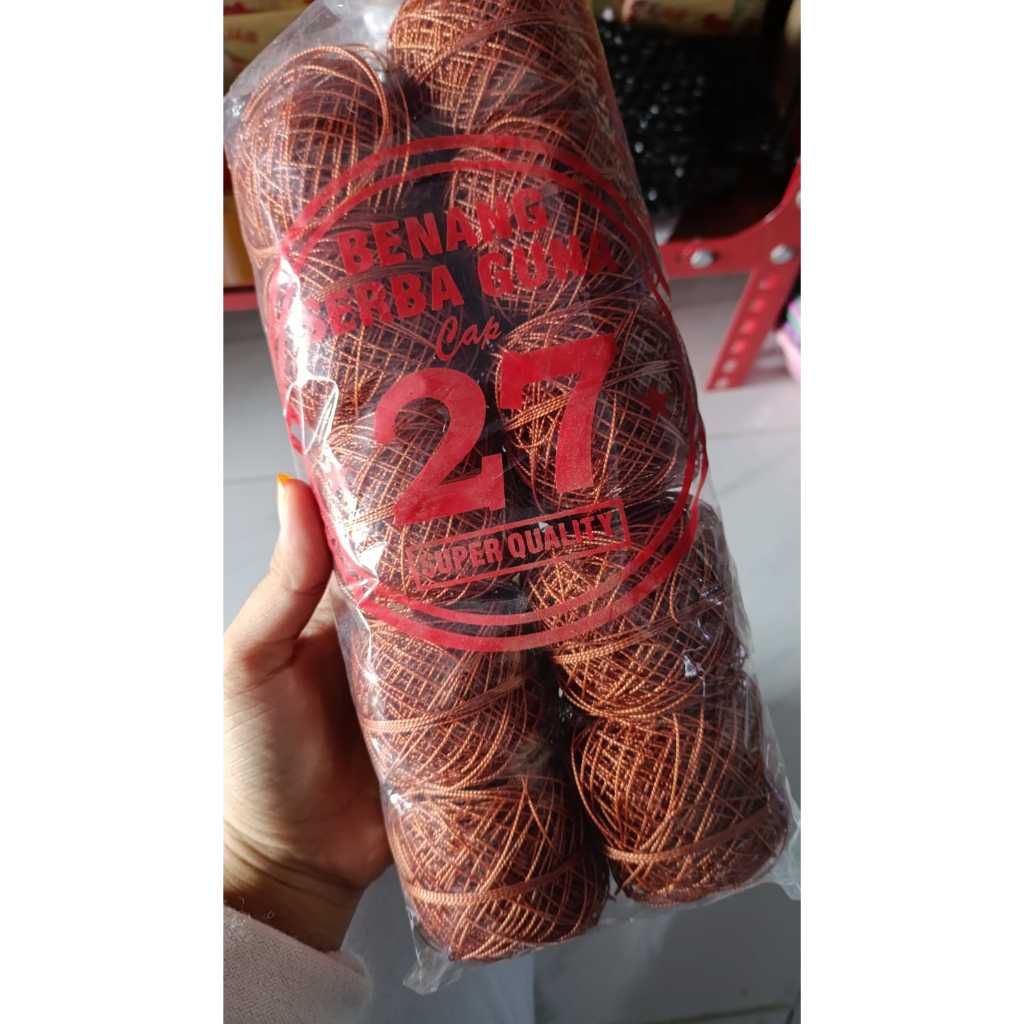 BENANG NILON COKLAT, SOL SEPATU BENANG LAYANGAN MURAH Grosir