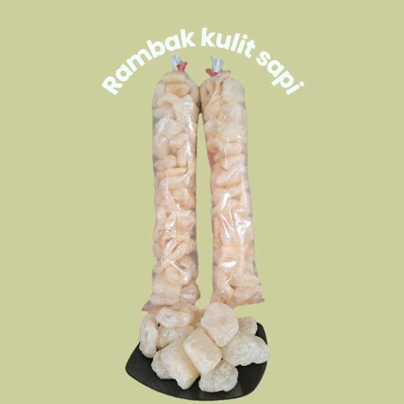 

krupuk kulit sapi asli