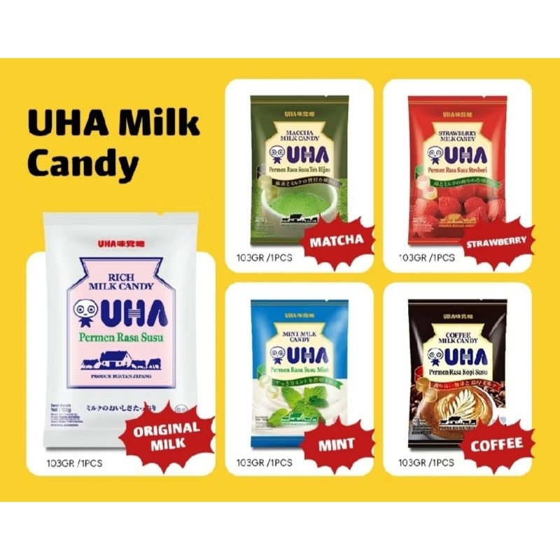 

UHA Milk Candy 103gr