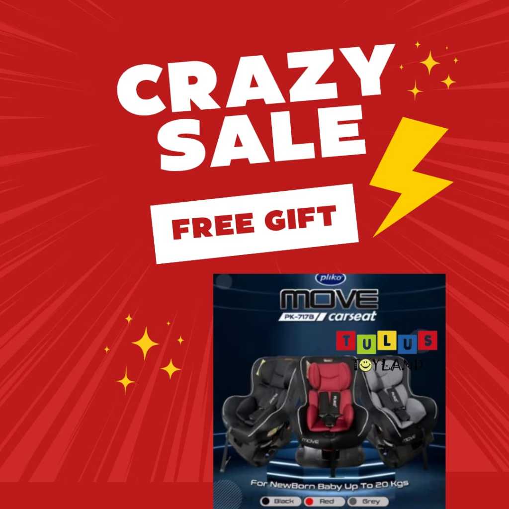 PROMO Pliko Move PK717B Car seat Bayi tempat duduk dalam mobil Carseat Anak Balita Murah Kursi Mobil
