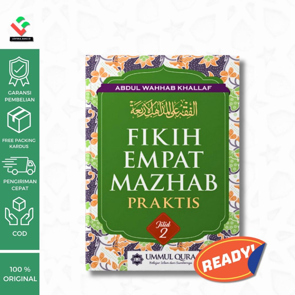 Fikih Empat Mazhab Praktis Jilid 2 ORI Buku Fiqih 4 Madhzb Lengkap Karya Abdul Wahhab Khallaf