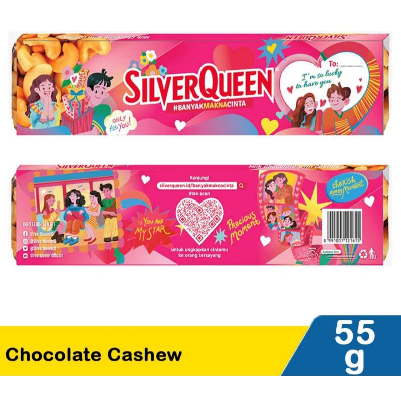 

coklat silverqueen 55 g