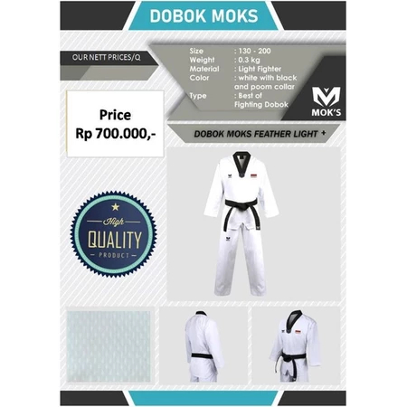 DOBOK TAEKWONDO MOKS FEATHER LIGHT