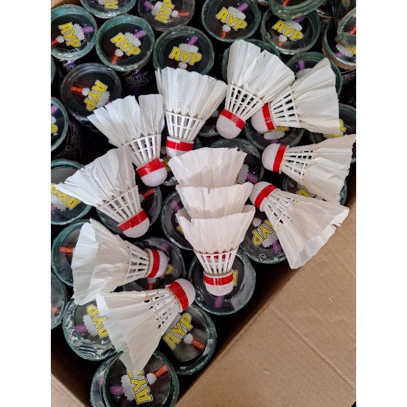 Kok Bulu Tangkis 1 Slop Isi 12/Shuttle Kock/Kok Badminton