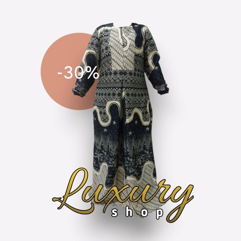 GAMIS BATIK DOBBY SEMI SUTRA PREMIUM