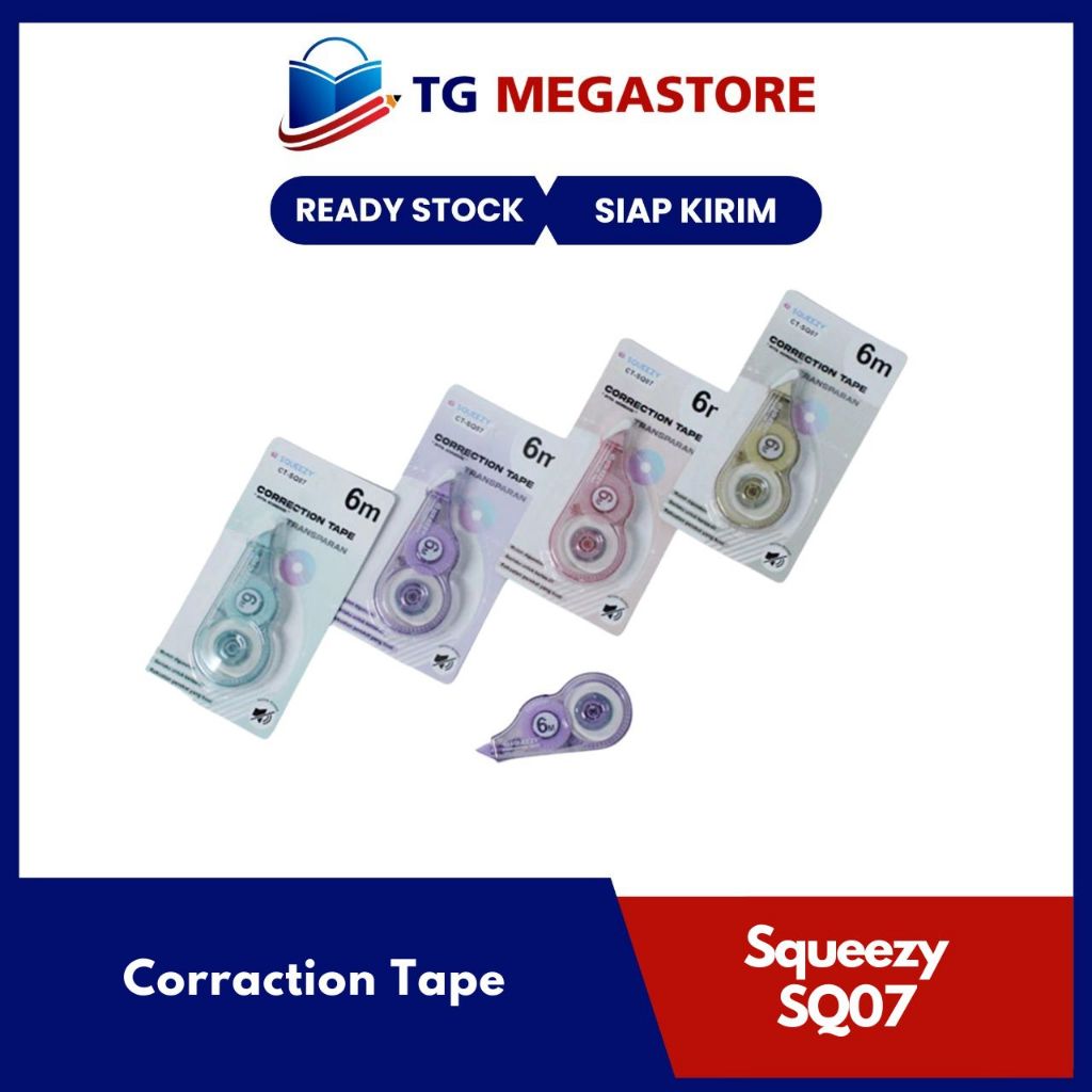 

Tipe-X Corraction Tape Squeezy CT-SQ07