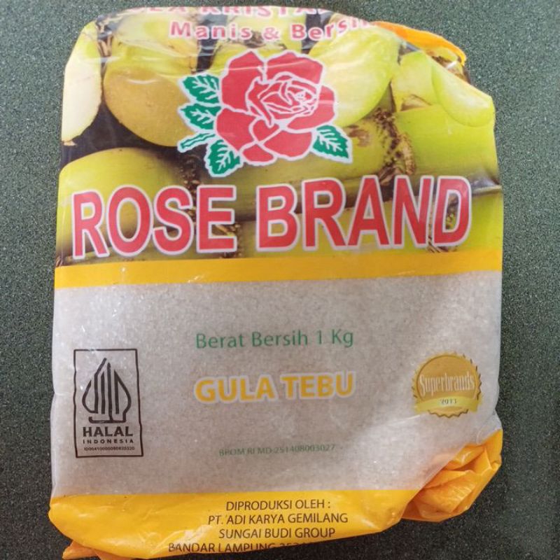 

Gula Pasir Rose Brand Kemasan 1 Kg
